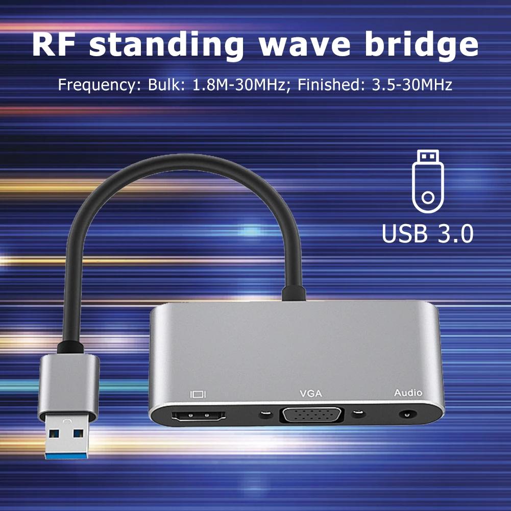 USB 3.0 VGA HDMI ȣȯ 3.5   ü,  7, 8/10 , 3  1, 1080P HD Ƽ ø